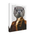 thumbnail image 2 of Trademark Fine Art 'Captain Otter' Canvas Art by Fab Funky, 2 of 3