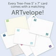 thumbnail image 4 of Tree-Free Greetings 16 Pack Card Assortment with Matching Envelopes, Eco Friendly, Made in USA, 100% Recycled Paper, 5 x 7 Inches, Quotes for Every Occasion Collection (AGP1191), 4 of 7