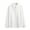 White, variant on Men's Basic Lapel Collar Golf Sweatshirt Long Sleeve Pullover Casual Banded Bottom Stretch Polos Shirts