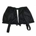 thumbnail image 1 of Soidarity Paquete de 2 polainas de nieve impermeables para senderismo al aire libre Trekking Escalada Negro Soidarity OD024837-01, 1 of 6