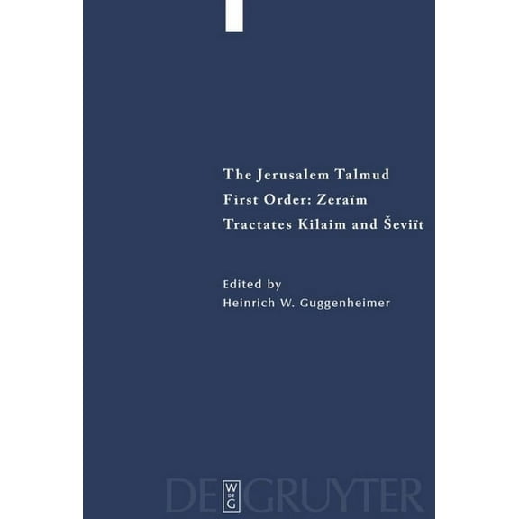 Studia Judaica Tractates Kilaim and Seviit, Book 20, (Paperback)
