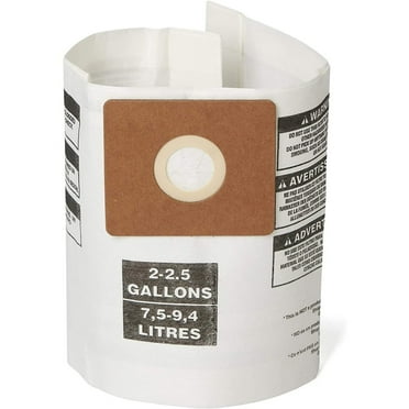 Craftsman 2 X 8" 2 To 2.5 Gallon Dust Collection Filter Bag 3Pc