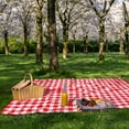 thumbnail image 6 of Kato Waterproof Picnic Blankets 3-Layer 60x80 Inches Large Sandproof Beach Mat Foldable Outdoor Blanket for Camping on Grass Picnic Mat, 6 of 7