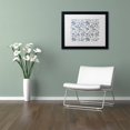 thumbnail image 3 of Trademark Fine Art "Toile Fabrics IX" Canvas Art by Color Bakery White Matte, Black Frame, 3 of 4