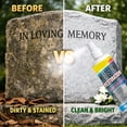 thumbnail image 3 of Headstone Restoration Cleaning Spray,100 Ml Headstone Cleaner For Granite Marble Cemetery Memorials,Cleaning & Dirt And Rust Removal (1pc), 3 of 6