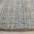 thumbnail image 3 of SAFAVIEH Abstract Yorick Striped Polyester Area Rug, Blue/Gray, 6' x 6' Round, 3 of 10