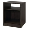 thumbnail image 4 of Mainstays Open Shelf Nightstand, Dark Oak, 4 of 8