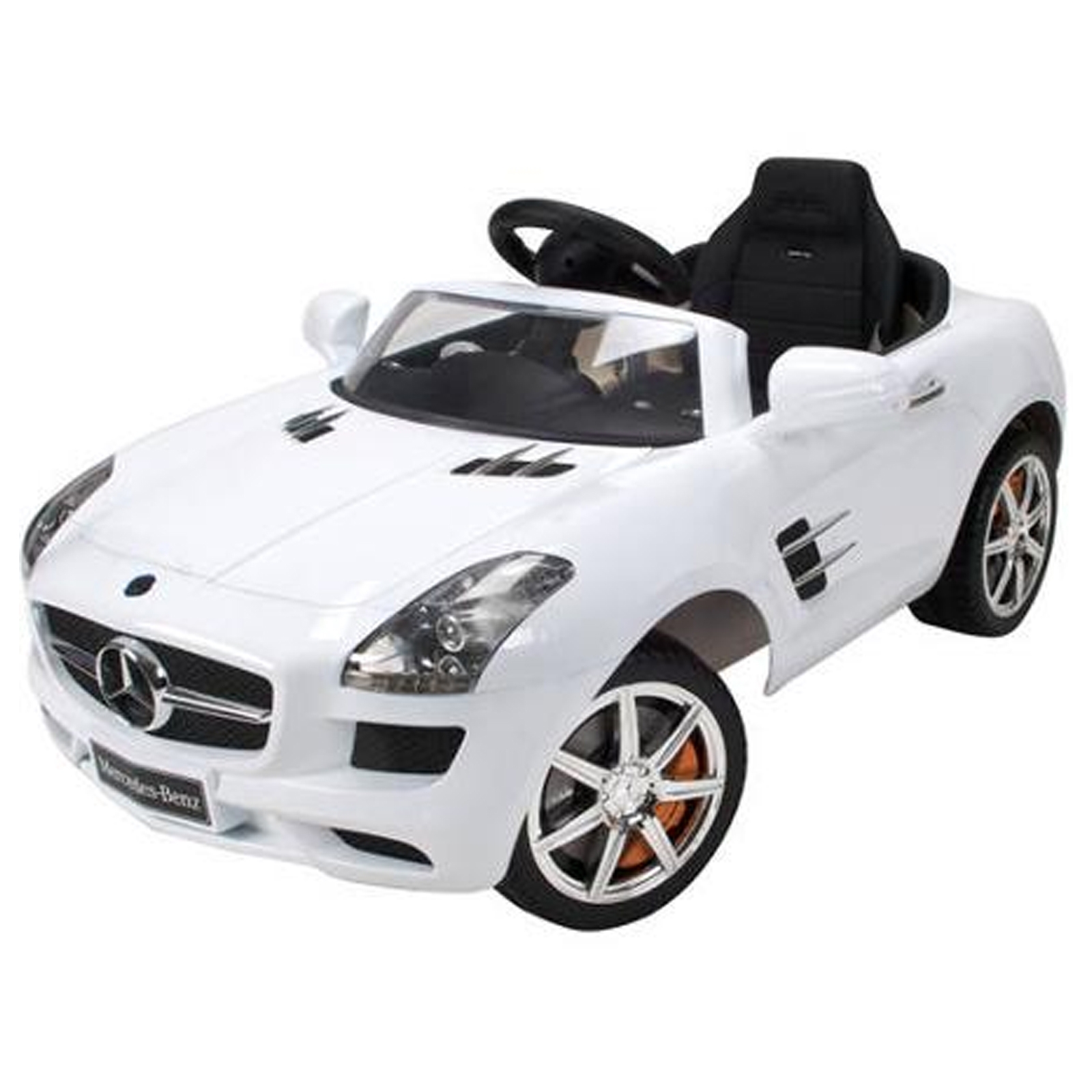 Licensed Mercedes Benz Sls Amg 12v Kids Battery Ed Ride On Car Departments