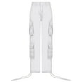 thumbnail image 6 of Utoimkio Women's Straight Leg Cargo Pants Summer Casual Loose Lounge Pants for Women with Pockets, 6 of 8