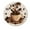FFclock079, variant on ZXCXRQFa Cartoon Chef Cooking Wall-Clock for Girls Bedroom Analog Battery Operated 10 Inch - Round Wood Wall Clock Silent Non-Ticking Bathroom Bedroom Decor