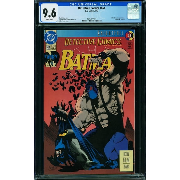 Detective Comics #664 - CGC 9.6 Comic Book