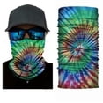 thumbnail image 1 of Tie Dye Galaxy Colorful Face Balaclava Neck Scarf Rave Sport Headwear Mask, 1 of 1