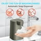 thumbnail image 4 of Automatic Sensor Soap Dispenser | Large Capacity 330ml USB Rechargeable Foaming Machine | Infrared Touchless ABS Detergent Gel Extractor | Easy Clean | Commercial Office Home | 1PCS | Yellow Green, 4 of 8