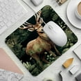 thumbnail image 2 of Deer Desk Pad Mouse Mat Desk Mat - Square 8.3x9.8 Inch Non-Slip Rubber Bottom Printed, Suitable for Office and Gaming, 2 of 6