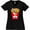 AB-Black, variant on Inktastic Cute Frenchie in French Fries Women's Plus Size V-Neck T-Shirt