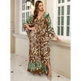 thumbnail image 5 of CFCSRP Plus Size Caftans Moo Moo for Women Swimsuit Cover up Summer Beach Kaftan Swimwear Maternity Dress, 5 of 6