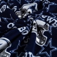 thumbnail image 4 of NFL Dallas Cowboys 58" 100% Polyester Fleece Sports Logo Fabric By the Yard, Blue, 4 of 10