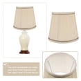 thumbnail image 3 of Beige Cloth Lampshade with Durable Metal Support for Decoration Protects from Dust and Insects 1 Pc, 3 of 5