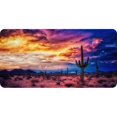 thumbnail image 1 of Desert Cactus Scene Photo License Plate, 1 of 1