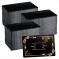 thumbnail image 1 of 550 piezas, placas de aluminio para grabado, láminas de 0,01 pulgadas, color negro., 1 of 5