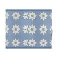 thumbnail image 2 of Minimalist Floral Pattern Door Curtain 25x40in Privacy Mesh with UV Protection Tie Back Rod Pockets, 2 of 10
