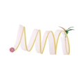 thumbnail image 2 of ziyahi Cat Tunnel Collapsible Pet Interactive Toy Small Animals Portable for Kitten, 2 of 9