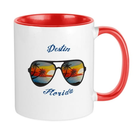 

CafePress - Florida Destin Mugs - Ceramic Coffee Tea Novelty Mug Cup 11 oz