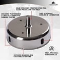 thumbnail image 3 of 4 Inch Diamond Hole Saw Drill Bit for Ceramic Porcelain Glass Tiles Quartz Granite Countertop Tile Hole Cutter Shower Valves Floor Drain Flanges Diamo, 3 of 8