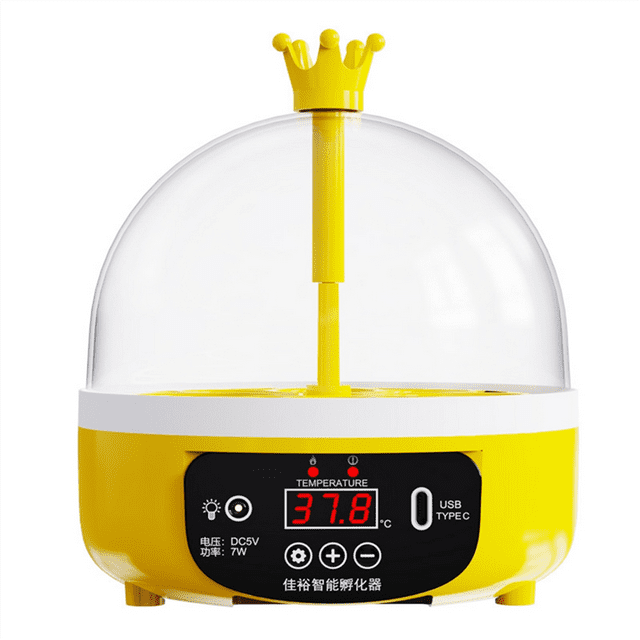 Egg Incubator for Home Temperature Humidity Control 4 Eggs Candler Poultry Hatching Machine for Chickens Ducks B