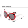 thumbnail image 2 of Gafas de sol de ojo de gato para niños de estilo vintage de moda, lindo marco de cartón para niños y adolescentes, 2 of 5