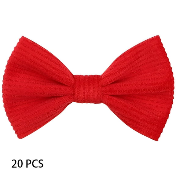 DESIGNICE 10Pcs Hair Bows,2.95" Girls Hair Accessories,Streaks Hair Clips for Toddler Girls