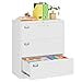 thumbnail image 3 of MIIIKO Lateral File Cabinet 3 Drawer, White Metal Filing Cabinet with Lock Lock for Home Office, Large Storage File Organizer for Hanging File Folders,Easy Assemble, 3 of 4
