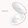 thumbnail image 2 of Espejo de maquillaje LED portátil plegable espejo de maquillaje portátil ligero y fino, 2 of 6