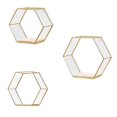 thumbnail image 1 of Hexagonal Floating Frame Wall Decoration Wall-Mounted Storage Rack Jiazi Home Furnishing Decoration Art, 1 of 5