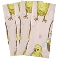 thumbnail image 6 of Easter Baskets Eggs Kitchen Tea Towels Set of 4 Absorbent Hand Dish Towels, Little Chicks Dishcloths Lint-Free 18x28 Inch Fast Drying for Cooking Baking Home Clean, 6 of 7