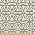thumbnail image 2 of Ambesonne Floral Fabric by the Yard Upholstery, Flowers in Ornamental Style, 5 Yards, Umber, 2 of 5