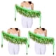 thumbnail image 5 of Bufanda de Cadera Minnieouse con Sonido Nítido y Moneda Firme Lentejuelas para Danza del Vientre Verde Claro, 5 of 6