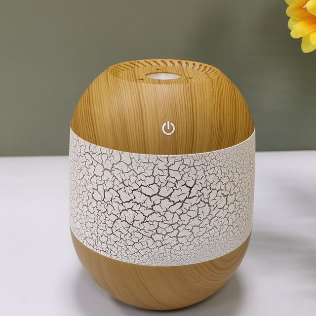 New Variable Color Light Humidifier Large Capacity 700Ml Water Tank Crack Gradient Color Light Humidifier Aromatherapy Machine