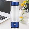 thumbnail image 3 of Generador de botella de agua de hidrógeno antideslizante de alta eficiencia USB Azul Sunnimix Generador de máquinas de aguas, 3 of 7