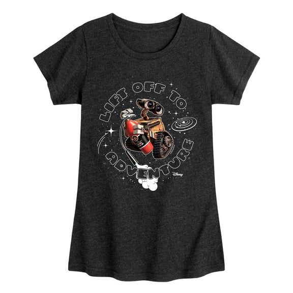 Disney Wall-E - Lift Off To Adventure - Toddler & Youth Girls Short Sleeve Graphic T-Shirt