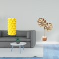 thumbnail image 2 of Jarrón de flores,Jarrón de flores para decoración del hogar,adorno de mesa de porcelana,Jarrón geométrico creativo para decoración de escritorio de oficina,Escultura de hojas,Estatua de, 2 of 8