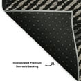 thumbnail image 3 of Addison Rugs Mayfield Washable Transitional Geometric Black Rectangle Rug, 10' x 14', 3 of 6