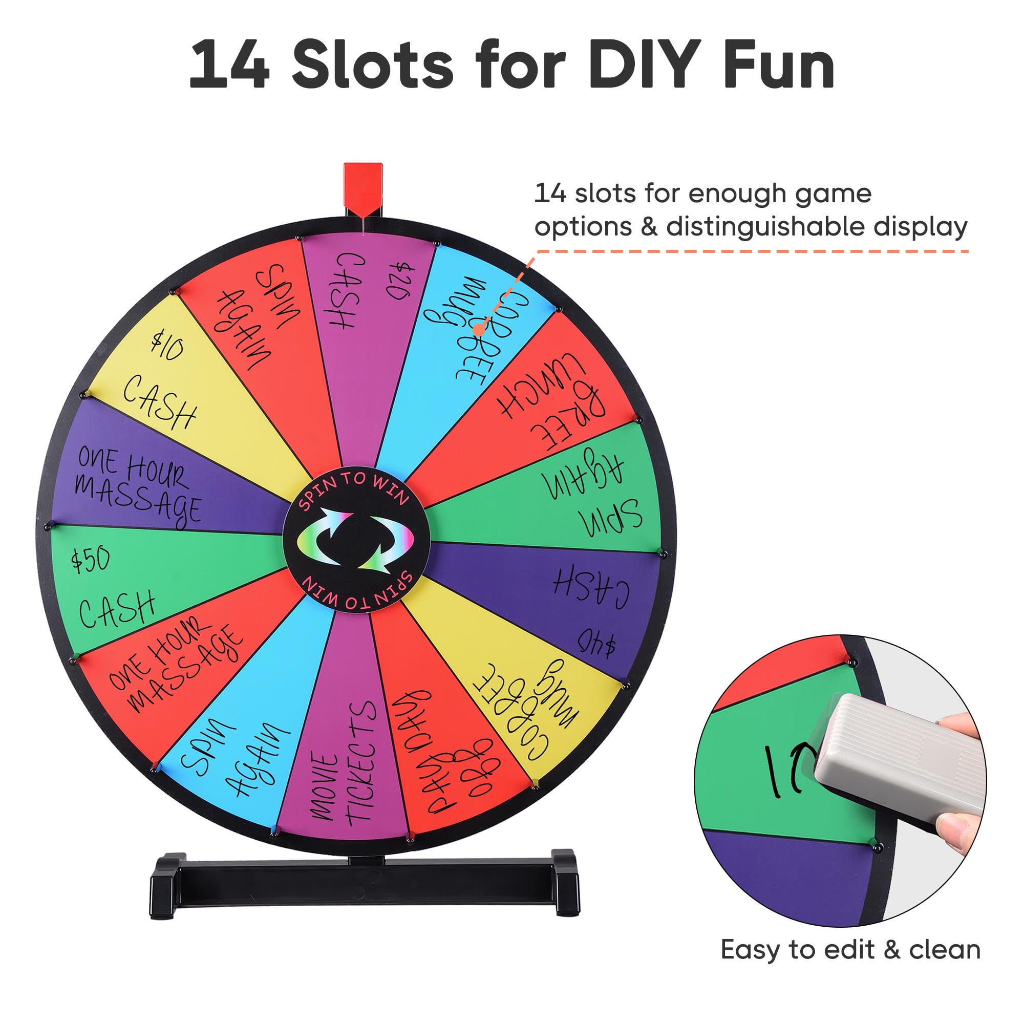 Need activity ideas? Spin the Wheel! 