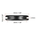 thumbnail image 2 of Uxcell Rubber Grommet Round Double-Sided Mount Dia 35 mm for Wire Protection 20 Pack, 2 of 5