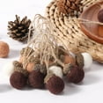 thumbnail image 3 of 12PCS Felt Acorn Ornaments Fall Hanging Ornaments Felt Acorn Garland for TreeFarmhouse Acorn Room Woodland Party Decor for Fall Christmas, 3 of 5