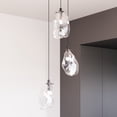 thumbnail image 3 of Sonneman 2971.25C Liquid 3 Light 14" Wide Full Sized Pendant - Black, 3 of 7