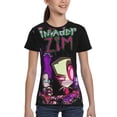 thumbnail image 4 of Invader Zim Youth Unisex T-Shirt Crewneck Short Sleeve Double-Sided Print Tee Shirts Top For Boys Girls Kid Teen Small, 4 of 6