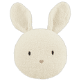 thumbnail image 1 of Bouclair White Rabbit Decorative Pillow, 1 of 3
