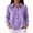 Purple #74, variant on WULMLEO Waffle Knit Button Down Shirts for Women Casual Oversized Long Sleeve Collared Sweater Dressy Blouse Fall Tops Purple 2XL