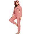 thumbnail image 1 of Pijamas cálidos de invierno para mujer, monos de lana esponjosa, ropa de dormir, conjuntos de capucha de talla grande en general, pijamas para mujeres AdultS-5XL, 1 of 4